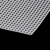 Embroidery Canvas Mesh Plastic Sheets 11.5x17 Inch (1 Piece) Hole 4x4mm For Bag Purse Bottom Side Padding Rectangle White For DIY Knitting Crafts